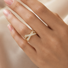 Elara Stud X Ring