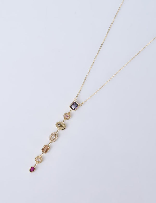 Multicolored Stone Necklace