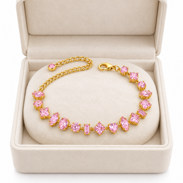 Pink Crystal Bracelet