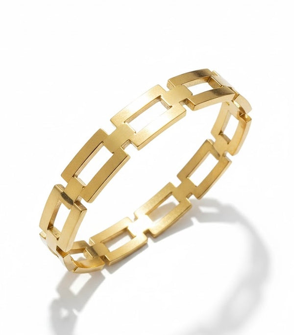 Gold Link Bangle