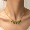 Emerald Solace Charm Necklace