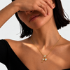 Heart Key Charm Necklace
