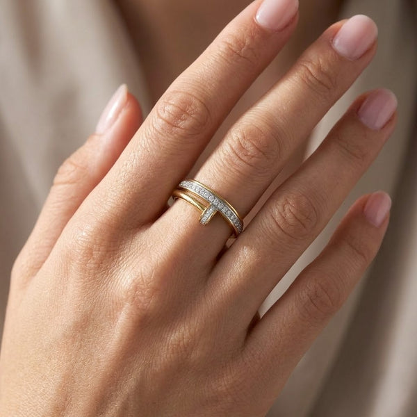 Studded Nail Ring