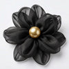 Organza Flower Clips