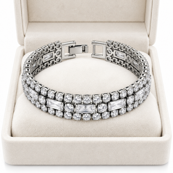 Multilayer Lumere Nene Bracelet Silver