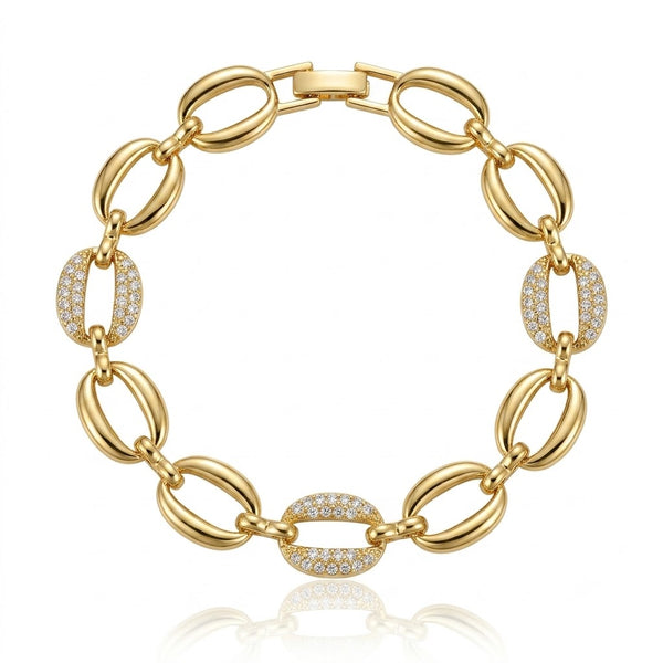 Elara Studded Link Bracelet