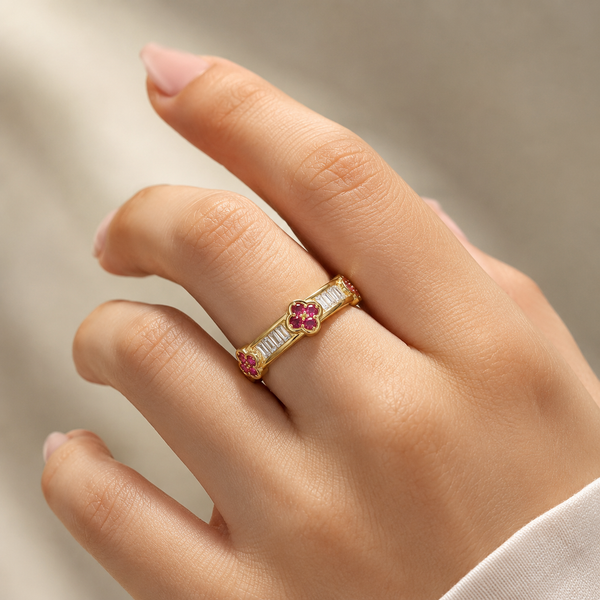 Pink Gleam Ring