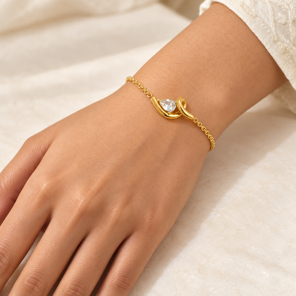 Spiral Studded Bracelet