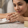 Pearl Stud cross Ring