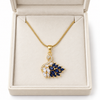 Blu Swan Pendent Necklace