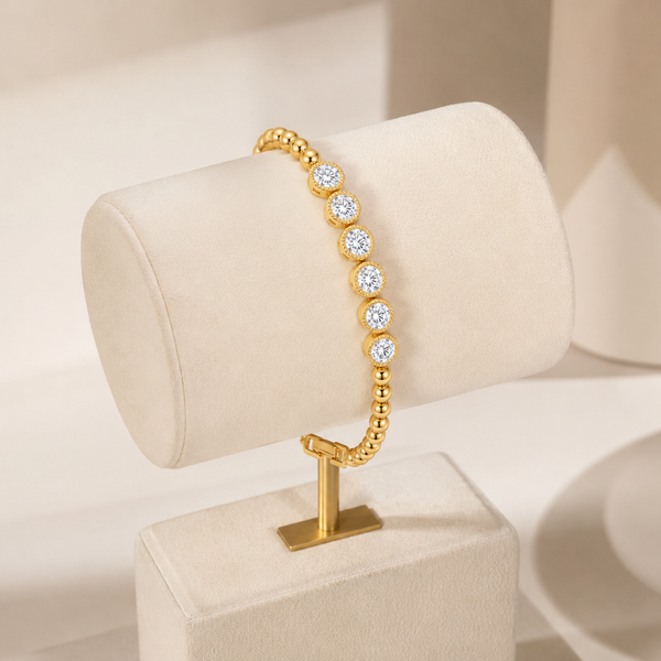 Crystal Balls Chain Bracelet