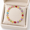 Pastel Heart Crystal Bracelet