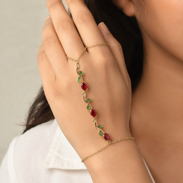 Maroon Tulip Handchain