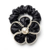 Chic Contrast Flower Rubber Band