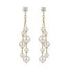 Pearls on string Earrings