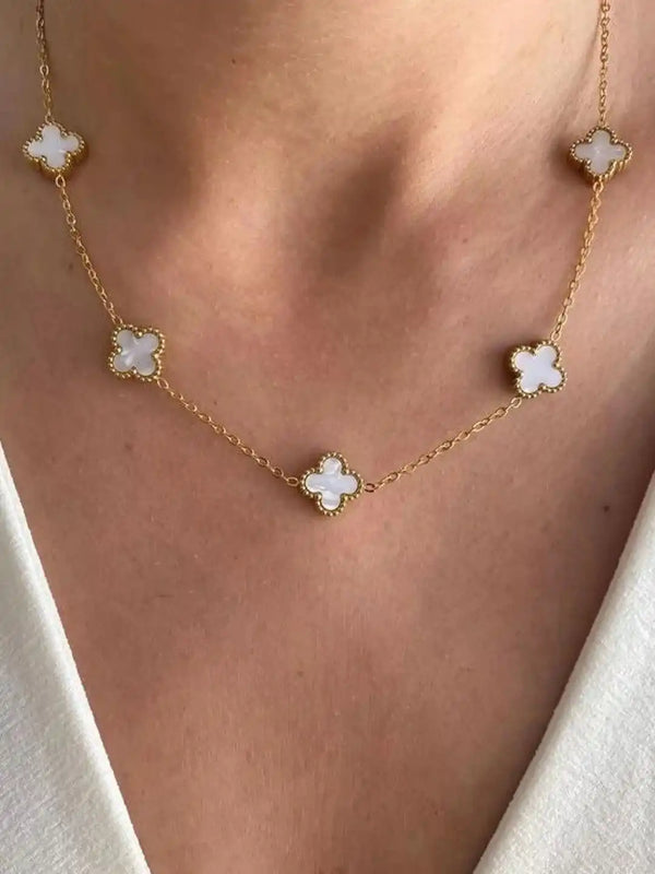 White Clover Necklace