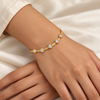 Oval Crystal Wiper Bracelet
