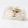 Flower Detail Organza Hair Clip