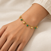 Emerald Heart Bracelet