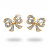 Mini Bow Pearl Earrings
