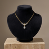 Crystal Cluster Drop Necklace