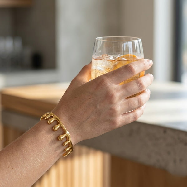 Molten Gold Bracelet