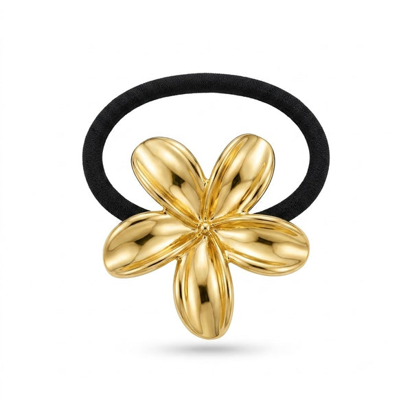 Close-up detail of the Flora Metal Hair Band hair barrette