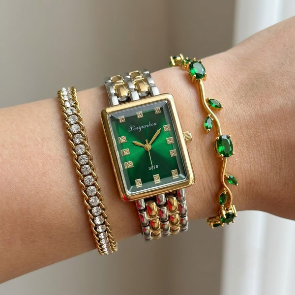 Emerald Haute Time Watch Stack