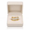 Studded Wave Band Ring