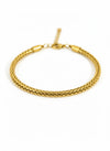 Twisted Gold Chain Bracelet