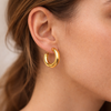 Plain Everyday Hoop Earrings
