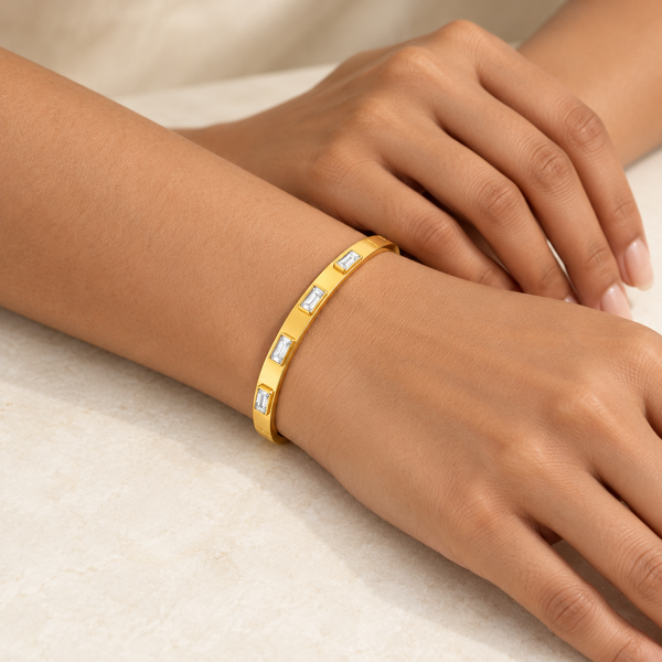 Rectangle Dazzling Cut Bracelet