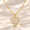 Studded Heart Necklace