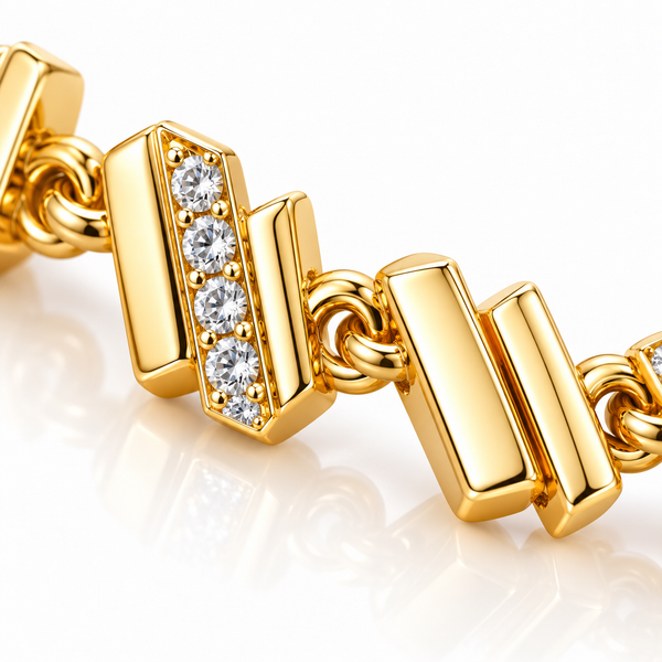 Zig Studded Bracelet