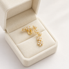 Crystal Flower Aura Ear Cuff