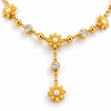 Flower Studded Anklet