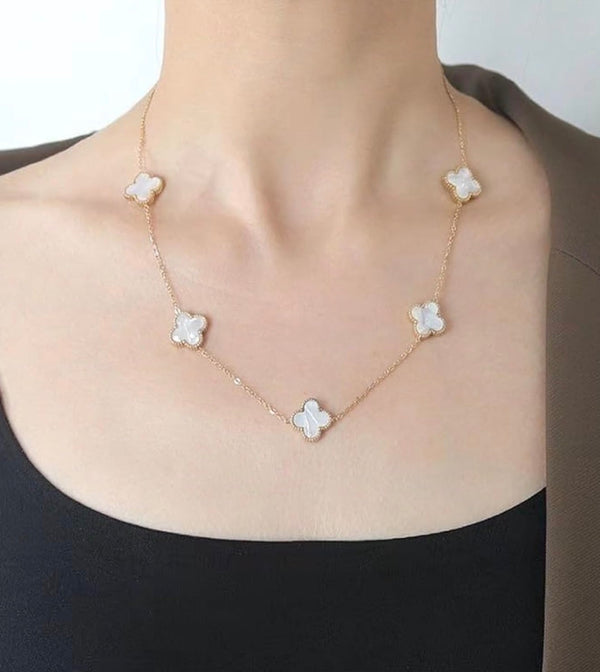 White Clover Necklace