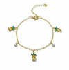 Dainty Crystal Pineapple Bracelet