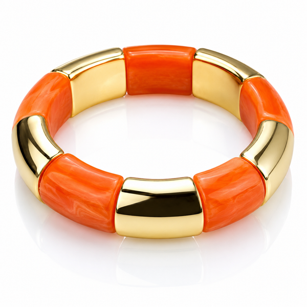 Viral Stackable Bracelet- Orange