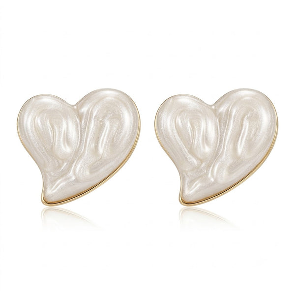 Glazed Heart Earring