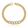 Alt Stud Cubic Diamond Bracelet