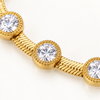 Oval Crystal Wiper Bracelet