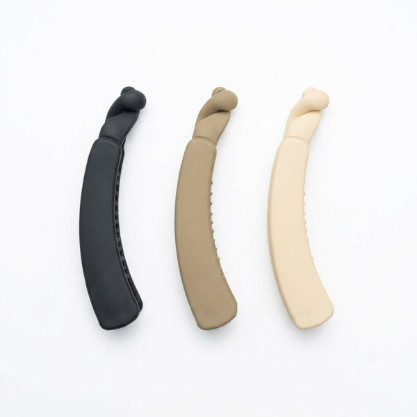 Minimal Matte Banana Clip hair claw clip for women by Fix My Hairs