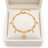 Dual Layer Leaf Clove Bracelet