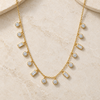 Rectangle Tassel Necklace