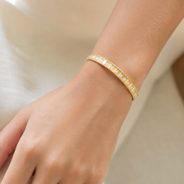Window Reflection Thick Bracelet