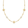 Crystal Star Necklace with Earrings