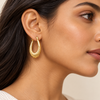Crescent Wave Earrings