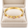 Lavi Gold Heart Brick Bracelet