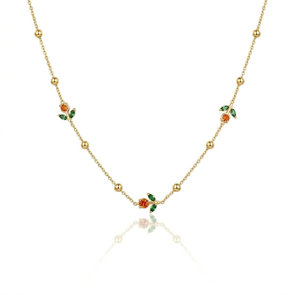 Dainty Delicate Tulip Necklace